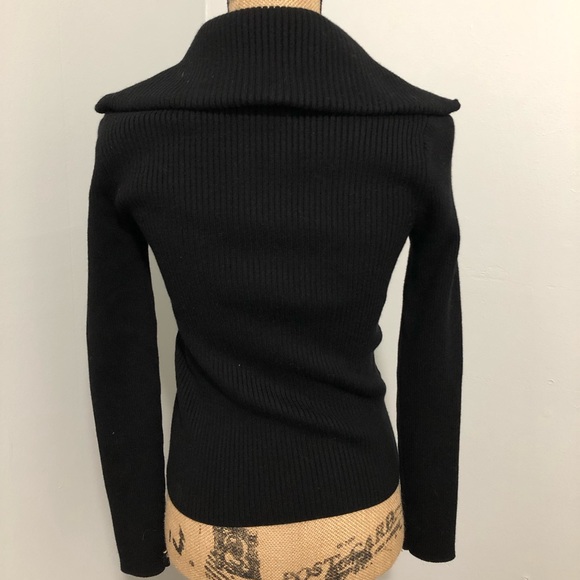 SOLD {WHBM} New Quilted Shimmer Sweater Jacket - Picture 6 of 8